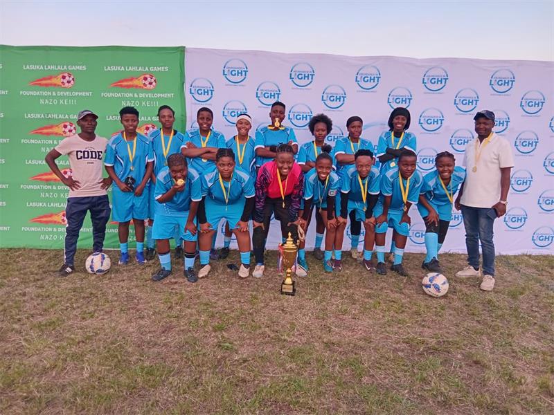 A thrilling day of women’s football at Dan Radebe Primary saw PFC Ladies crowned champions after a commanding 6-0 victory.
