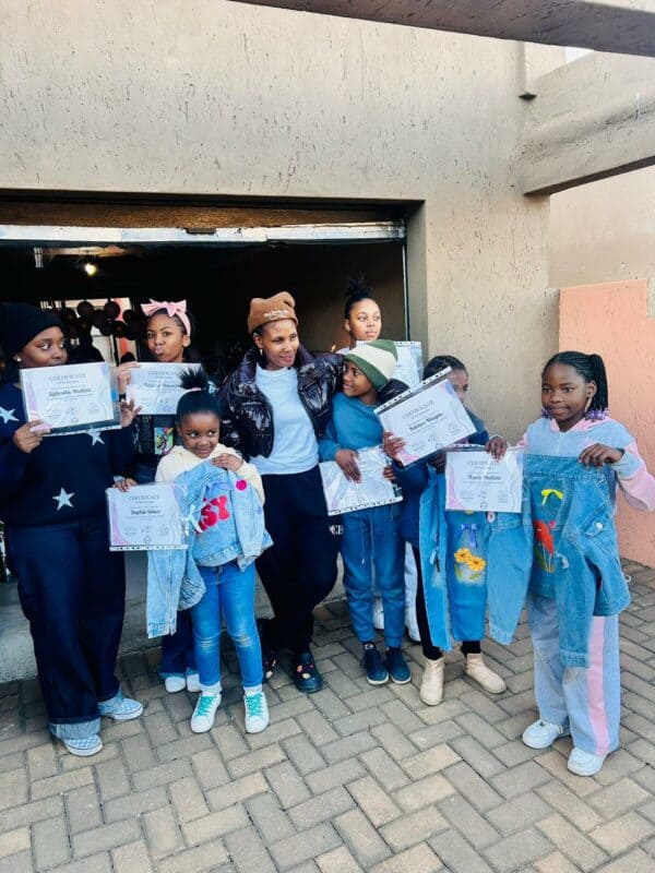 Children from Kwatsaduza are invited to explore creativity, self-expression and design skills at the second Kids Sip and Design workshop on June 27.