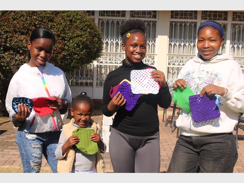 Learners and community members gathered at Springs Girls’ High School on May 23 for the annual Crochet Circle.