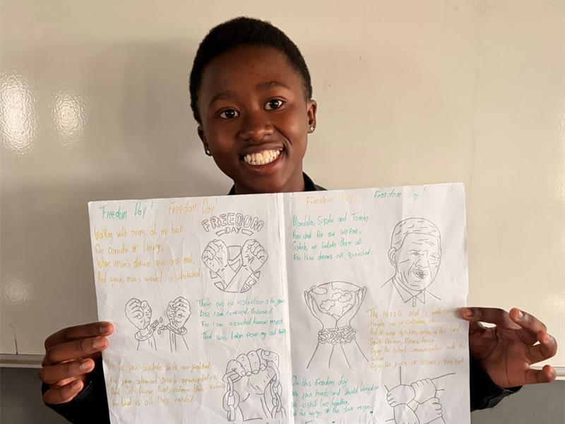 Tsakani Mega Primary learners embrace Freedom Day and South African public holidays