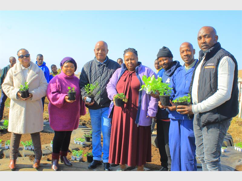 A new food garden established through a partnership between Goby Foundation, and Hitachi aims to promote sustainability and provide relief to vulnerable families.