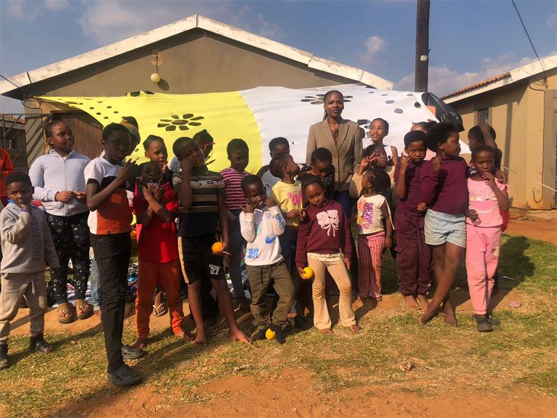 More than 20 children received clothing and dozens benefited from meals and donated shoes during a one-day soup kitchen initiative in Tsakani.