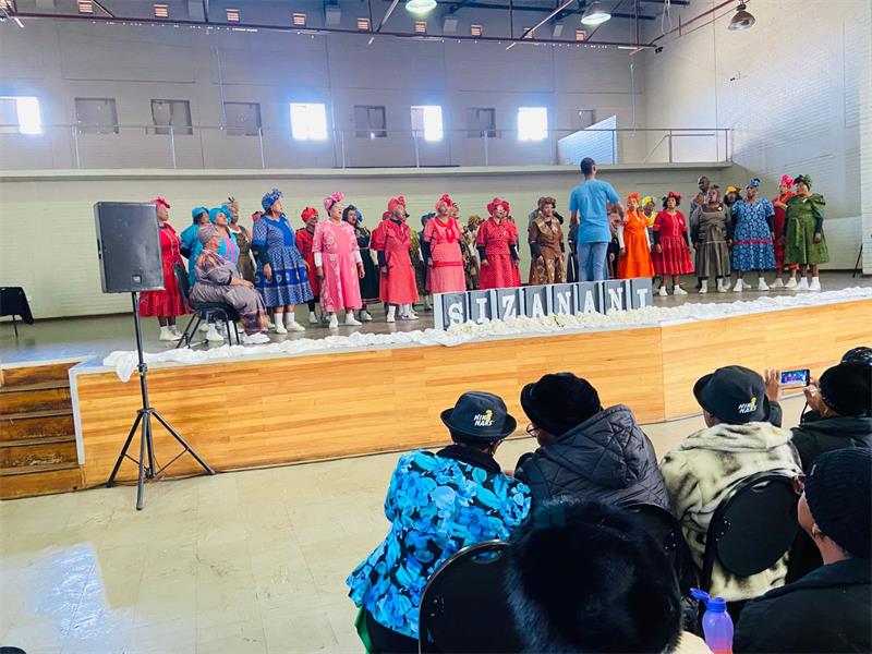 Choirs from Kwa-Thema, Vosloorus, Thokoza, Duduza and other communities gathered for a concert celebrating older persons and their contributions.