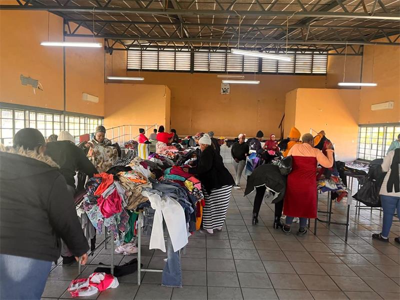 More than 120 families and 30 children benefited from the TVM Foundation’s annual donation drive in Duduza while 20 women received toiletry packs as the organisation continues its mission to support vulnerable community members.