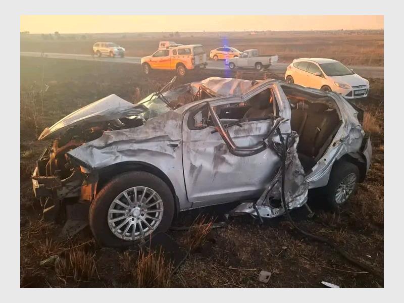 Three passengers lost their lives and the driver was left critically injured after a light motor vehicle allegedly lost control and rolled several times on the R23 near Heidelberg on July 13. Authorities are investigating the cause of the fatal crash.