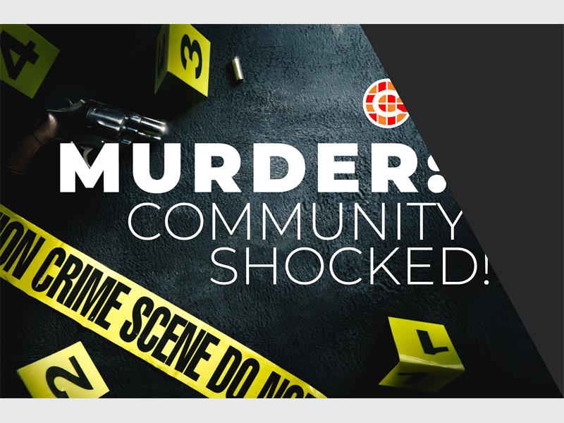 Police have launched a murder investigation and are searching for the suspect.