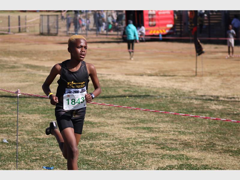 He missed a podium at the ASA mile champs by just three seconds but redeemed himself with victory at the fifth CGA cross country league meeting in Kwa-Thema.