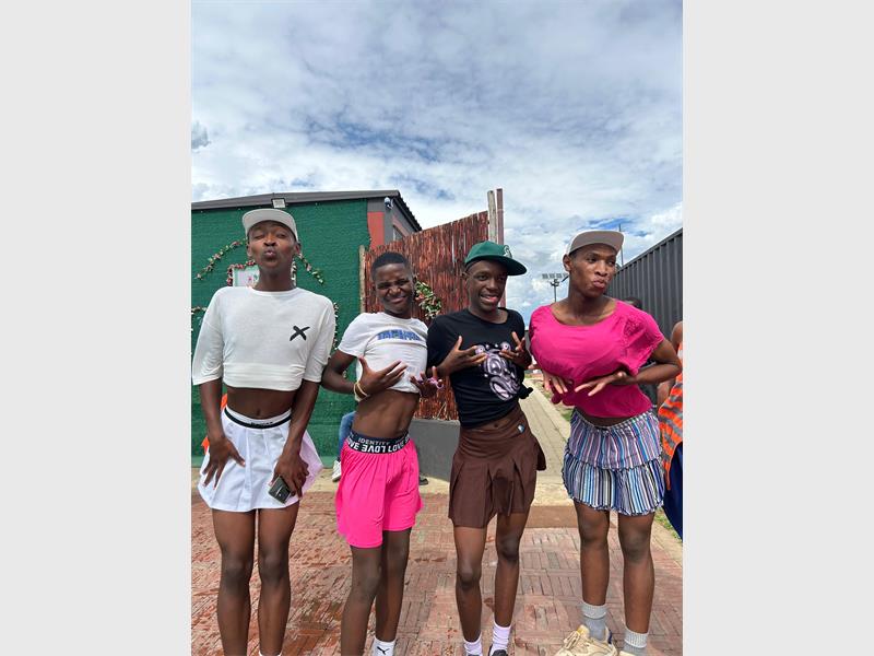 Langaville dancer and content creator Gomolemo