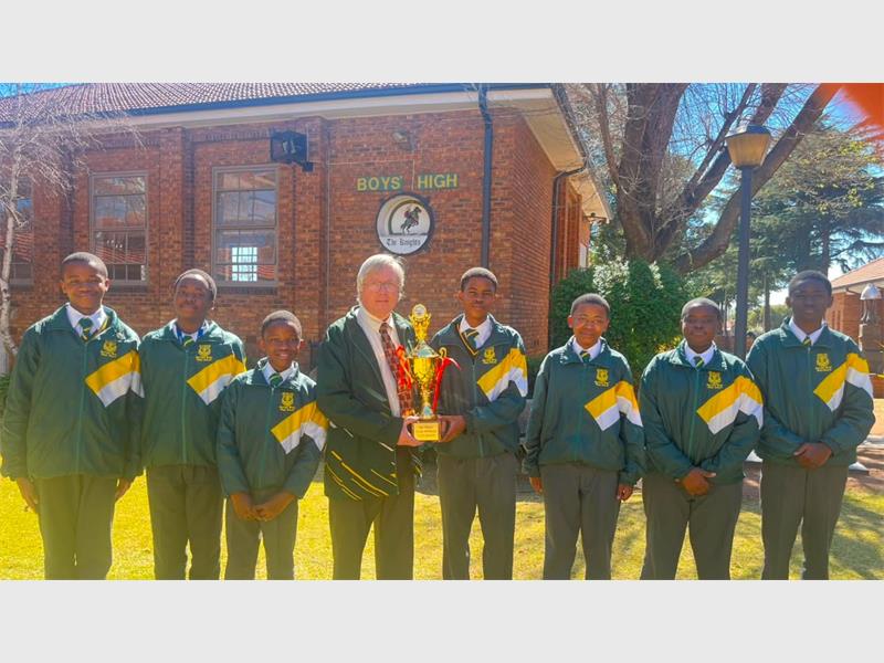 A strong performance from Springs Boys High School’s junior and senior chess teams saw both sides claim first place and bring home the Overall Trophy.