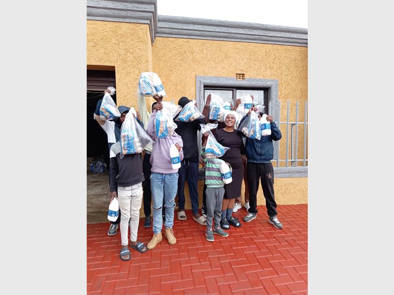 Underprivileged pupils preparing for exams receive essential food support through a local community initiative.