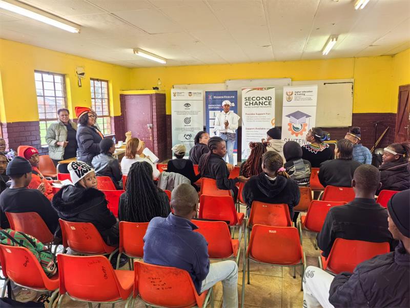 The CET students have moved to Sechaba Primary for learning, with the SRC presidents sharing that the students are happy with the facility.