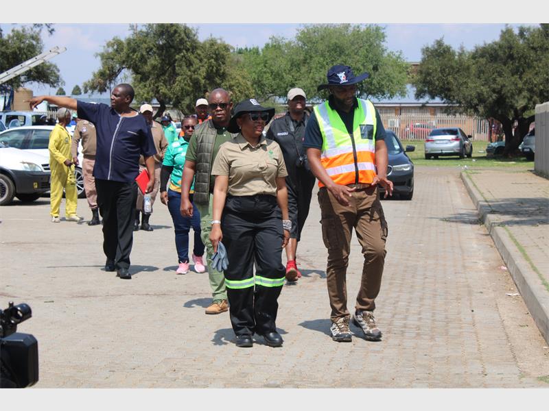 Minister in The Presidency, Khumbudzo Ntshavheni led an initiative which saw nine trees planted in honour of women who were found dead across Ekurhuleni.