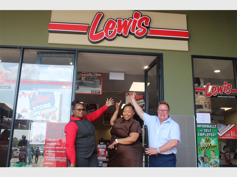 Lewis has reached a major milestone with the opening of its 1000th store in Kwa-Thema including creating 13 local jobs.