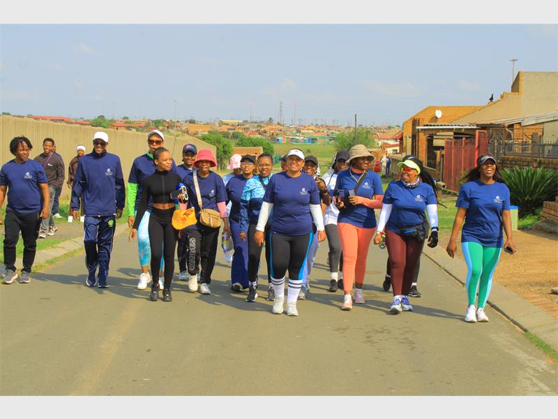 Agape Christian Family Church hosted its first annual Moving in Grace Fun Walk in Duduza on September 19.