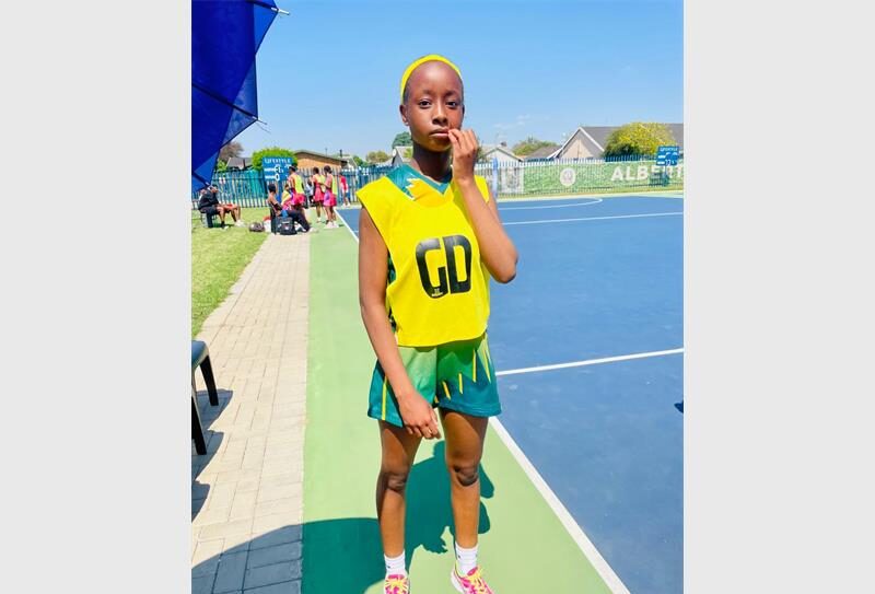 Kgetho Mokoena (14), a talented netball player with big dreams is working hard towards gaining recognition.