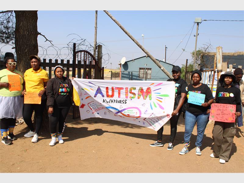 Men With Disabilities SA marched in Duduza demanding inclusion for the men in the community in work and health care.