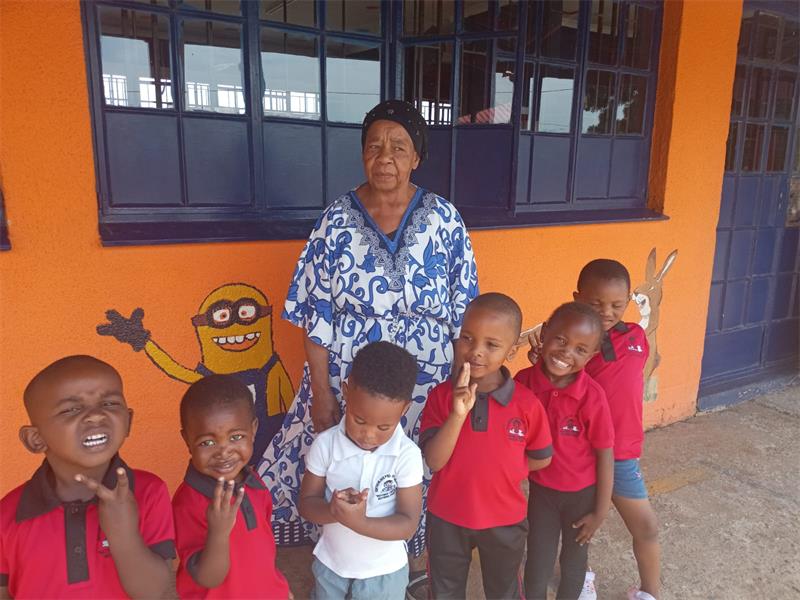 The principal Ntombenhle Khumalo, shared that the children have grown over the years through the development of the children.