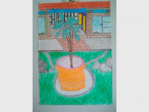 One of Tawanda Moyo's drawings.