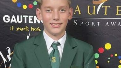 Caleb Levitan after receiving his sports award.