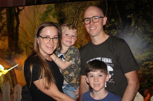Families at the festival