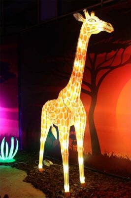 The festival showcases various modern and extinct animal