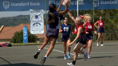 Netball was one of the sports that kept the supporters entertained