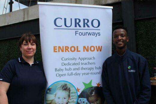 Kristen Davie and Bokang Motseare