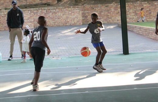 Kwabena Frimpong receives the ball