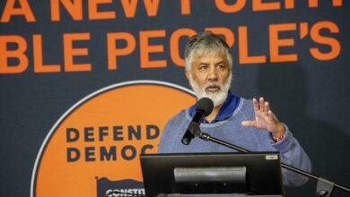 Deputy Chairperson of the Defend our Democracy’s National Committee Neeshan Balton.