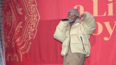 Musician Chiccoalot performs his hits songs for the attendees. Photo: Duduzile Khumalo