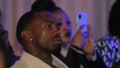 Bernard Parker, the South African professional association footballer, listens at the launch. Photo: Duduzile Khumalo