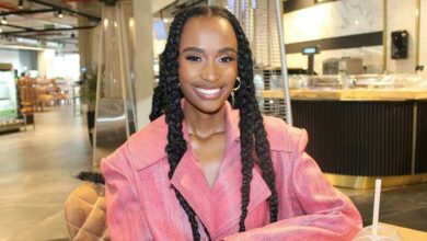 Miss Universe 2019 Zozibini Tunzi shares in a delectable gourmet lunch in celebration of the Harvest-table launch by @Deli. Photo: Lebogang Tlou
