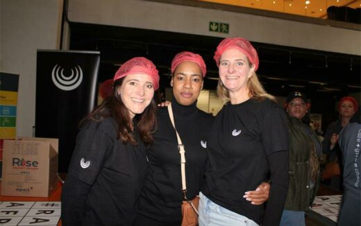 Annie Hodes, Sibongile Makete and Joanne Ropper.
