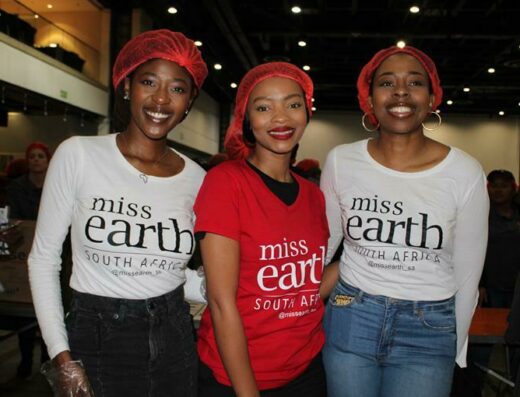 Brilliant Sewele, Brownwood Masango and Duduzile Mbobo showed up to do good. Photo: Duduzile Khumalo