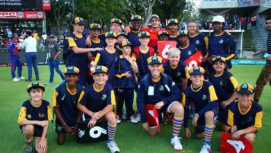 The South Africa Cricket Academy U11 team.
