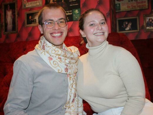 Dihan Keun and Katie groves brought their dazzling smiles along for the experience of watching Seeing Other People.