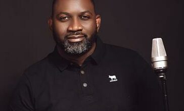 Chilu Lemba before his voiceover recordings.