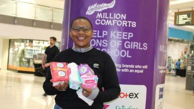 Dis-Chem ambassador for Million Comforts activation Amanda Dambuza. Photo: Duduzile Khumalo
