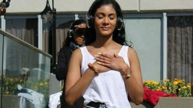 Rovika Poole listens to sweet melodies of the music. Photo: Duduzile Khumalo