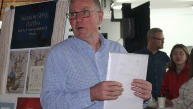 Sandton SPCA committee chairperson Nick Smith thanks all for their contributions. Photo: Naidine Sibanda