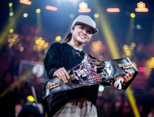 B-Girl Yuasa Ami, the first Red Bull BC One B-Girl World Champion. Photo: Red Bull Content Pool