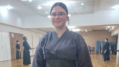 Tyler Nitzen: Doing kendo has benefitted me in many ways that are not only physical but mental. Being a younger female in the community gives me space to look up to and admire the women of kendo and gives me an idea of what I aspire to be. Our dojo is a safe space where I feel comfortable training with everyone as a family, where everyone is welcomed in a fun but disciplined environment. Kendo has taught me discipline and structure, which I can apply to my everyday life, and it helps me realise