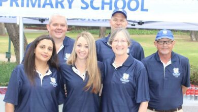 The team behind the successful golf day fundraiser towards solar panels for Bryanston Primary School: Morne Marx, Rhuhie Laher, Tami Sodem, Verna Bester, Grant Hart and Bill Corner. Photo: Lebogang Tlou