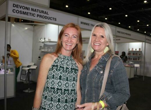 Ena Botha and Vanessa Bekker explore different stalls. Photo: Duduzile Khumalo