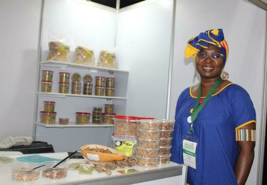 Yvonne Maila is proud of her products. Photo: Duduzile Khumalo