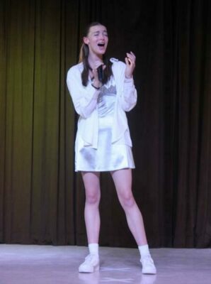 St Stithians Girls' College learner and Montrose primary alumna Mia Nupen. Her closing performance triggered goosebumps, it was so beautiful. Photos: Lebogang Tlou