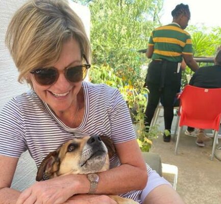 Carol and Peggy are out and about at Sandton Sports Club.