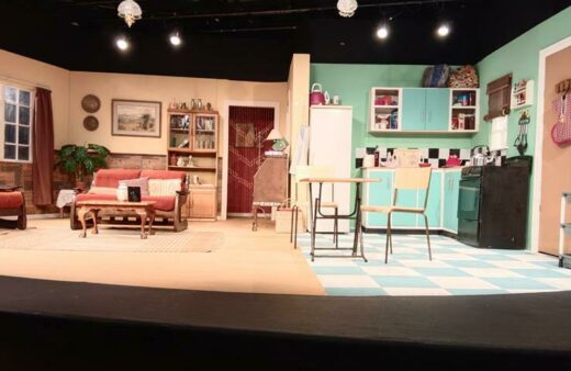No pictures were allowed during the show, however, the set of 'Nothing But The Truth' was way too breathtaking not to capture. The set plays a huge role in making the production hyper-believable. Photo: Lebogang Tlou