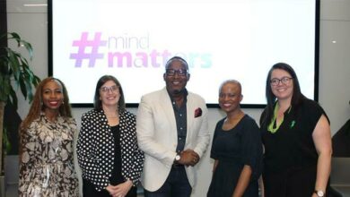 Dr Mosima Mabunda, Dr Maritha van der Walt, Bongani Bingwa, Dr Noluthando Nematswerani and Cassey Chambers. Photo: Duduzile Khumalo