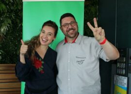 Dr Mikaela Oosthuizen and Johan Coetser ready to scoop awards for KFC. Photo: Duduzile Khumalo